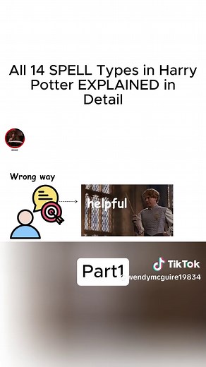 All 14 SPELL Types in Harry Potter EXPLAINED in Detail p1. #explained