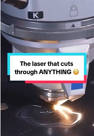 Powerful Laser Cuts Through Solid Steel Easily