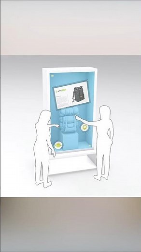 SOLARIS Transparant Touchscreen Cabinet