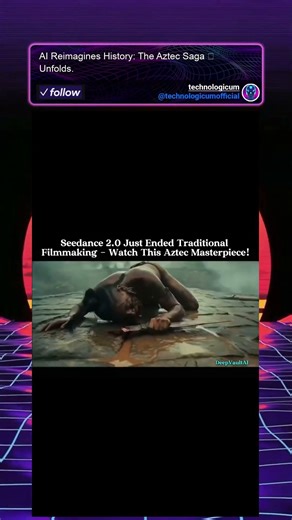 AI Reimagines History: The Aztec Saga Unfolds.