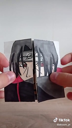 Itachi Uchiha Drawing Tutorial: Easy Step-by-Step Origami Manga
