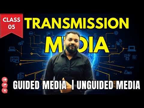 Transmission Media in Computer Network | Guided vs Unguided Media | CCC Exam 2026 | BY- NEET SIR