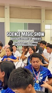 Science Magic Show at the Regional Science, Technology, Fair and Robotics Olympics 2024 #rstf2024 #RSTFBICOL #reelschallenge #reelstrending #ScienceMagic | Saturn Sensei 先生