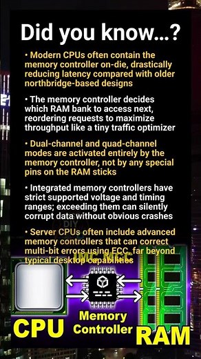Memory controller secrets: how your RAM is really managed and synchronized