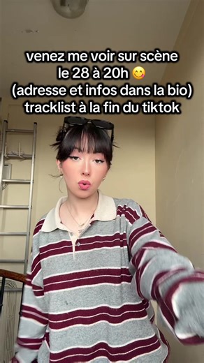 ça va être vrmt cool 😋 entrée gratuite 📍 9 R. de Turbigo, 75001 Paris #scene #adelecastillon #romsii #winter #artist