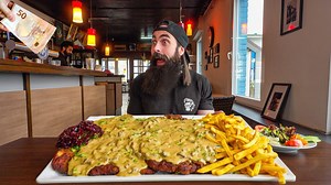 If you can finish this giant schnitzel challenge in Germany, not only is the meal FREE but you get €50 as well! A few months back I paid a visit to Zum Propeller in Worms, Germany to do battle with an eating challenge that's been around over a decade! | Beard Meats Food