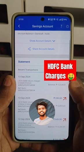 ACH Debit Return Charges HDFC Means | ecs return charges hdfc bank #hdfcbank #bankcharges #chargers
