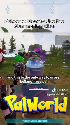 Palworld: How to Use the Summoning Altar #palworld #gaming #fyp #foryou #edits #viral