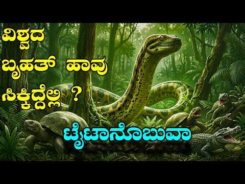 ಅಮೆಜಾನ್ ಕಾಡುಗಳಲ್ಲಿ ಕೋಟ್ಯಾಂತರ ವರ್ಷಗಳ ಹಿಂದೆ ಅಧಿಪತ್ಯ ಸ್ಥಾಪಿಸಿದ್ದ ಜೀವಿ I How Did They Find Titanoboa