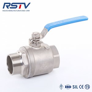 [Hot Item] High-Quality 2PC Stainless Steel Ball Valve BSPT/NPT Connection