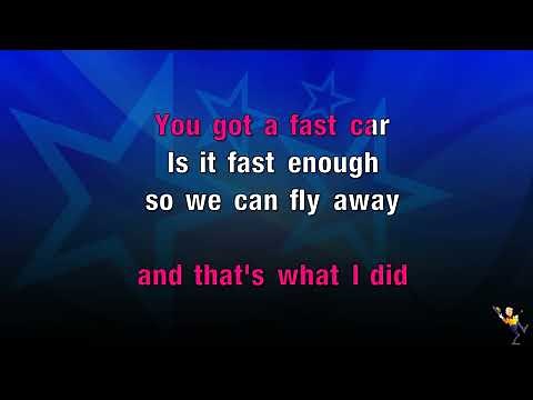 Fast Car - Luke Combs (KARAOKE)