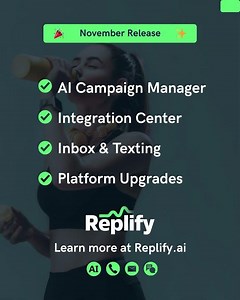 Replify November Product Updates: AI Campaigns, Integrations Center, Platform Updates and More