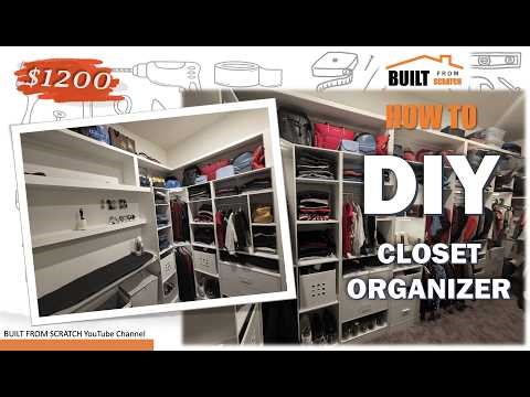 Custom Closet on a Budget | $1,200 DIY Transformation