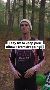 14K views · 1.7K reactions | How to fix elbow drop⬇️ Open your hands up and create that diamond/triangle shape between your pointer finger and thumb. You should see a small space when you look down at your grips. Change your hand position → your elbows come up… and stay up. #motocross #dirtbike | Aj Catanzaro | Facebook