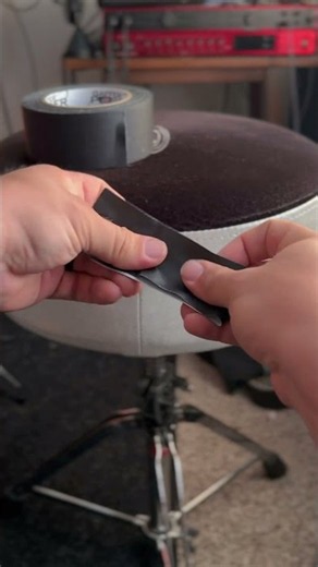 Have you ever secured a headphone extender like this? #shorts #short #tip #diy #hack #trick #drumset