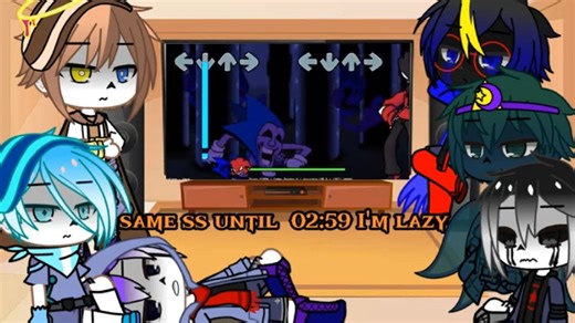 Sans au react to fnf