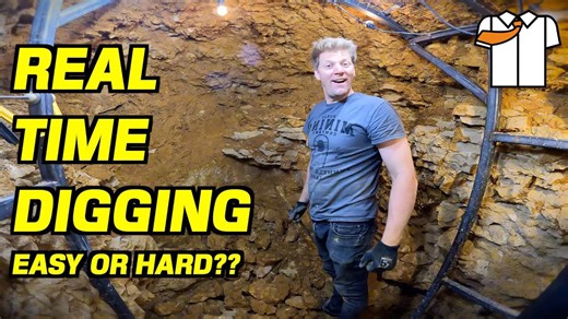 Watch me dig a secret tunnel, unfiltered!