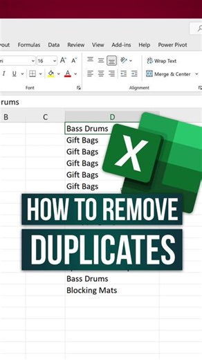 2 ways to get a list of unique values in Excel. Which one is your preferred method? #microsoftexcel #excel #office #business #tutorial #homeoffice #howto #xelplusshorts