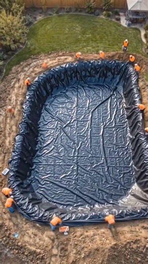 Moon Shaped Luxury Pool Transformation 💞🌹🌹 #aivideo #viralvideo #viralshort #backyard #4kvideo