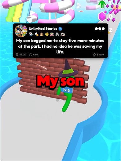 My son begged me to stay five more minutes at the park. I had no idea he was saving my life. #reddit #redditreadings