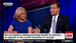 "It is not acceptable to attack anyone’s spouse or anyone’s kids," Ted Cruz said during the #CruzFamily town hall as he discussed recent remarks by Donald J. Trump. http://cnn.it/1SgR7QG | CNN