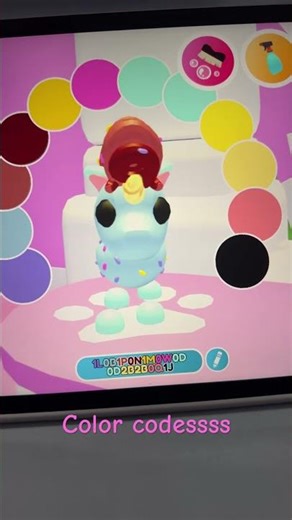 #adoptme cute color codes for new uni