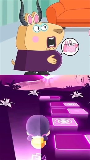 Pigs Animation |Funny Moment |Tiles Hop Style #peppapig #animationmeme #parody #funnycartoon