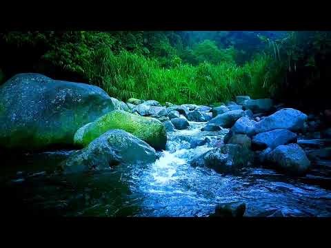 💤 Relaxing River Sounds for Sleep Fast | Flowing Water Ambience, Meditation, Focus Aid