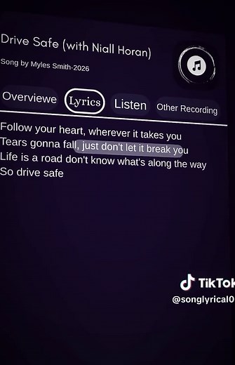 Drive Safe with Niall Horan - Lyrics and More
