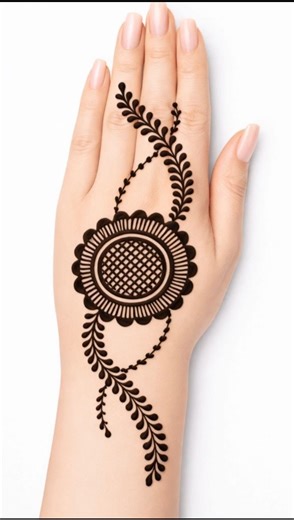 back hand beautiful mehndi designs 🌹🌿 || #mehndi #henna #hennatattoodesign #creativehenna