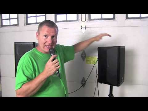 Comparing mic and line input on powered speakers: by John Young #dj #sound