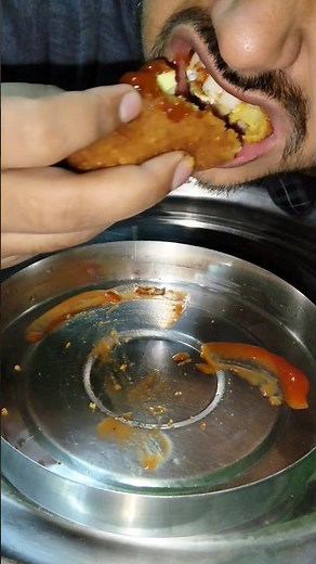 Which One You Choose? Egg Devil or Chicken Chop🤤 #shorts #asmreating #mukbang #eatwithrr