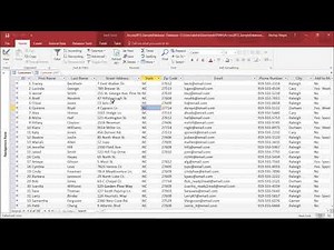 MS Access 2016 - Summarize Data