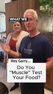 Do You Muscle Test Your Food?