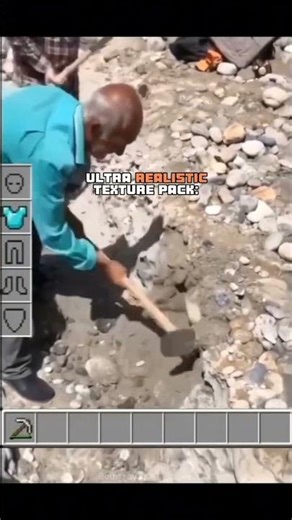 Ultra Realistic Texture Pack! 😨 #minecraft #minecraftrealistic