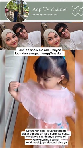 Azura fashion show #azuraaurel #attahalilintar #aurelhermansyah #ameena #genghalilintar