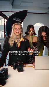 20 reactions | A fashion shoot with a twist.  Sometimes the power of a portrait lies precisely in awkward moments: a stiff pose, a small mistake, or even lipstick on your tooth. Photographer Lotte Schriek (@lotte.schriek) photographed these powerful photos in the studio with the Nikon Z8 and the 24-120mm lens. . #FashionShoot #Portraits #NikonZ8 #StudioPhotography #Awkward #NikonBelgium | Nikon | Facebook