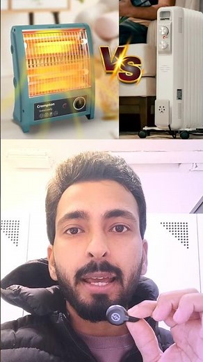 Difference between normal heater and oil heater | #youtubeshorts