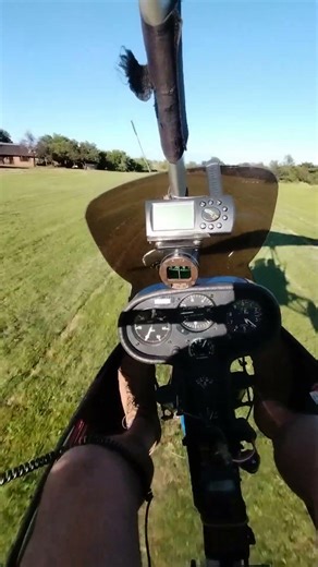 Microlight low & slow low level fly past