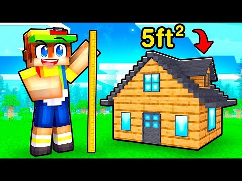 I Built The World's SMALLEST House In Minecraft!