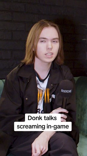 donk talks about his infamous screams in-game 👀 #cs2 #donk #donkcs2