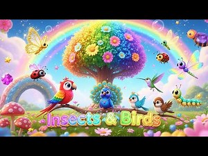 "Insects & Bugs Alphabet A to Z | Learn ABC with Fun Cartoon Insects | ‪@Wowkids77‬