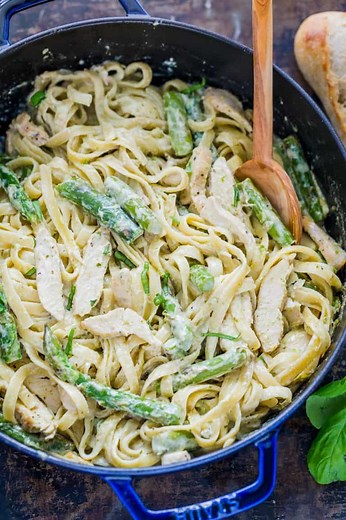 32K views · 558 reactions | One-Pan Chicken Pesto Pasta: 20-Minute Dinner Hack!  RECIPE: https://natashaskitchen.com/chicken-pesto-pasta/ | NatashasKitchen.com | Facebook