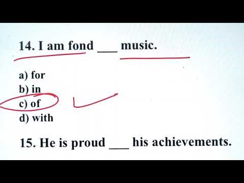 Fixed preposition exercise set-1 for all exams
