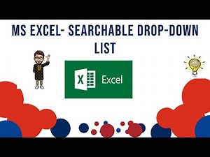 Searchable Drop-down List in Excel