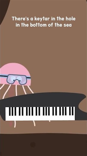 ALERT: There's a Keytar in the Hole in the Bottom of the Sea! #keytar #funnykidssong #campsongs