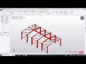 DESIGN OF STEEL PORTAL FRAME IN TEKLA STRUCTURAL DESIGNER 2024