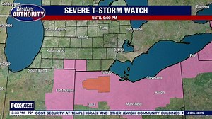 Severe storms to the south of metro Detroit, chances for active weather remain