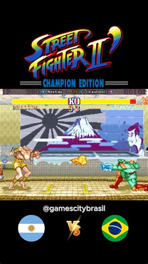 81K views · 1.6K reactions | Street Fighter II' Champion Edition FT5 Argentina x Brasil - Nostrax Vs ((Caution)) [R08] | Gamescity Brasil | Facebook