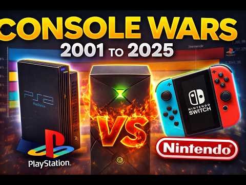 Console Wars 2001 – 2025 : PlayStation vs Xbox vs Nintendo – Who Won?
